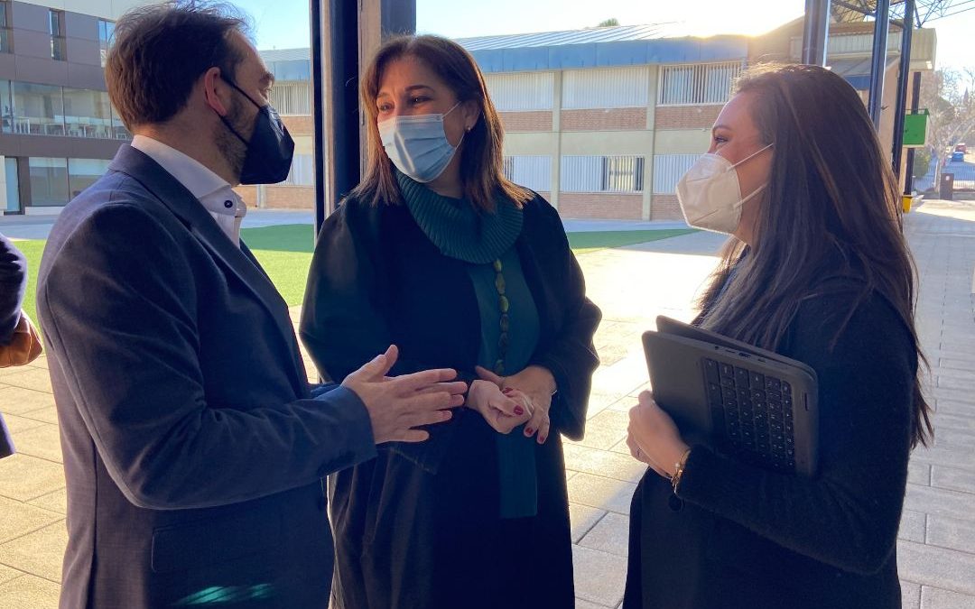 La Alcaldesa visita Escolapios